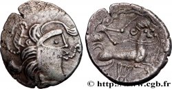 BAÏOCASSES (Région de Bayeux) Statère d’argent au sanglier et à la lyre