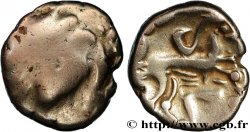 CARNUTES (Région de la Beauce) Quart de statère d’or pâle, DT. 2350