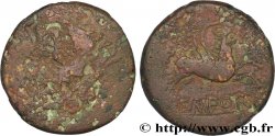 HISPANIA -INDIGETES - EMPORIA / UNTIKESKEN (Provincia de Gerona - Ampurias) Unité de bronze ou as