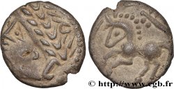 ALLOBROGES (Région du Dauphiné) Denier au cheval galopant et au “caducée” TTB+