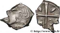 GALLIA - SOUTH WESTERN GAUL - VOLCÆ TECTOSAGES (Area of Toulouse) Drachme “à la tête cubiste”, S. 1 XF/AU