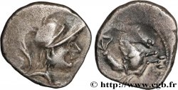 GALLIA - ALLOBROGES (Area of the Dauphiny) Denier à l’hippocampe, tête à droite XF
