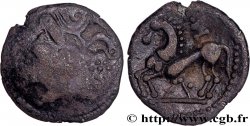 SANTONS / CENTRE-OUEST, Incertaines Drachme à la couronne en chevrons et au triangle