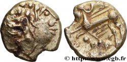 CARNUTES (Région de la Beauce) Quart de statère d’or pâle, DT. 2351