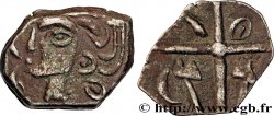 VOLQUES TECTOSAGES (région de Toulouse) Drachme “à la tête cubiste”, S. 34, aux haches affrontées TTB+