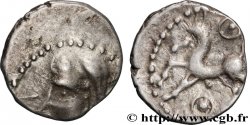 GALLIA - BITURIGES CUBI (Area of Bourges) Denier aux deux annelets