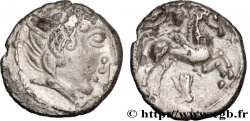 PICTONES / BITURIGES - MID-WESTERN, Unspecified Drachme au cavalier et à la main - P II B