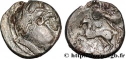 PICTONES / BITURIGES - MID-WESTERN, Unspecified Drachme aux deux chevaux, série C