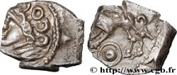 RUTÈNES (région de Rodez) Drachme “au sanglier”, à la grosse tête bouclée, S. 440 SUP