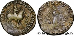 INDO-PARTHE - ROYAUME INDO-PARTHE - ABDAGASES Tétradrachme bilingue