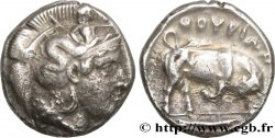 LUKANIEN - THOURIOI Nomos, statère ou didrachme