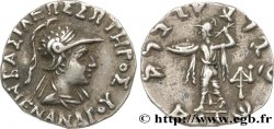 BACTRIA - BACTRIAN KINGDOM - MENANDROS I SOTER Drachme bilingue
