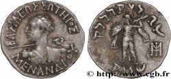 BACTRIANE - ROYAUME DE BACTRIANE - MÉNANDRE Ier SOTER Drachme bilingue