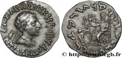 BACTRIA - BACTRIAN KINGDOM - ANTIALCIDAS Drachme bilingue AU/MS