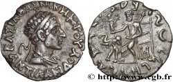 BACTRIA - BACTRIAN KINGDOM - ANTIALCIDAS Drachme bilingue AU