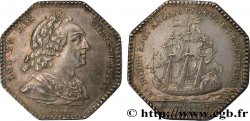 LANGUEDOC (ÉTATS DE ...) Jeton octogonal AR 30, don du navire le Languedoc à la marine royale 1763