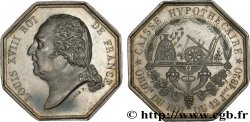 BANQUES - ÉTABLISSEMENTS DE CRÉDIT Jeton octogonal AR 35, Caisse hypothécaire 1820
