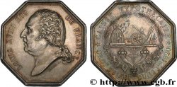 BANQUES - ÉTABLISSEMENTS DE CRÉDIT Jeton octogonal AR 35, Caisse hypothécaire 1820
