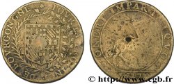 BOURGOGNE (ÉTATS DE ...) Jeton CU 28, la misère des temps 1627