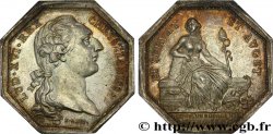BOURSE - AGENTS DE CHANGE LOUIS XVI, refrappe CORNE ARGENT 1786