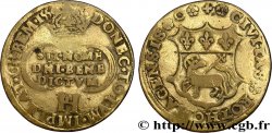 ROUEN (VILLE DE...) Jeton Lt 28, Henri II 1550