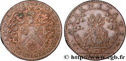 NORMANDIE (NOBLESSE ET VILLES DE...) Jeton Cu 26, Pierre le Marchant, trésorier général des finances à Caen 1627