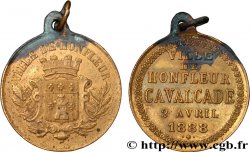 NORMANDIE - JETONS DU XIXe SIÈCLE Jeton Br 28, Cavalcade de Honfleur 1888