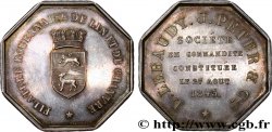 NORMANDIE - JETONS DU XIXe SIÈCLE Jeton octogonal Ar 37, filature rouennaise de lin et chanvre 1845