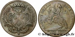 LYONNAIS (GOUVERNEURS DU...) Jeton Br 31, François de Neufville, duc de Villeroy 1697