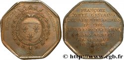AUVERGNE - NOBLESSE Jeton octogonal Br 31, François d’Estaing, gouverneur de Douay 1724