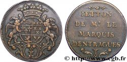 FOREZ, JETONS ET MÉDAILLES Jeton Br 31, Louis-César Crémeaux, marquis d’Entragues n.d.