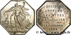 SAINT-ÉTIENNE, JETONS ET MÉDAILLES Jeton octogonal Ar 37, Société anonyme des mines de la Loire 1874 (après 1880)