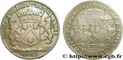 PROVENCE - NOBLESSE Jeton Cu 27, Jean Forbin, colonel du régiment de Provence 1663