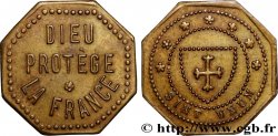 JETONS RELIGIEUX Jeton, Dieu protège la France n.d.