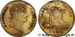 PREMIER EMPIRE. Napoléon Empereur tête nue - Calendrier Républicain Le couronnement 1804