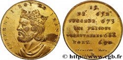 SÉRIE MÉTALLIQUE DES ROIS DE FRANCE Règne de THIERRY I - 15 - Émission de Louis XVIII n.d.
