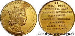 METALLIC SERIES OF THE KINGS OF FRANCE Règne de PHILIPPE IV LE BEL - 45 - Émission de Louis XVIII n.d.
