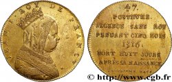 SÉRIE MÉTALLIQUE DES ROIS DE FRANCE Règne de JEAN I LE POSTHUME - 47 - Émission de Louis XVIII n.d.
