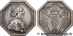 ROUEN - CLERGÉ ET ÉGLISES Dominique de La Rochefoucauld de Langeac, archevêque, refrappe corne ARGENT 1780