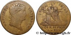 FIRST FRENCH EMPIRE. Napoléon Emperor bare head - Republican calendar Le couronnement 1804