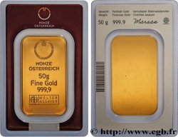 GOLD-, PALLADIUM- UND PLATIN-INVESTITIONEN Lingotin de 50 grammes - OR 999,9 n.d.