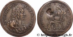 LOUIS XIV LE GRAND ou LE ROI SOLEIL Paix de Ratisbonne, contremarqué d’une tête de cheval n.d.