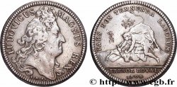 TRÉSOR ROYAL Jeton Ar 30, Trésor royal, refrappe 1708