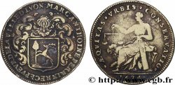 LYONNAIS - CONSULAT DE LYON Jeton Lt 30, Louis de Cotton 1674
