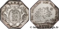 BOURGOGNE (ÉTATS DE ...) Jeton octogonal AR 29, Charles-Louis de Montsaulnin de Montal, baron de Courcelles, seigneur de St-Brisson, élu de la noblesse TTB+