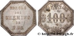 NECESSITÉ (MONNAIES ET JETONS DE... ) THEMES DIVERS Jeton de 100 francs, Cercle des Chemins de fer n.d.