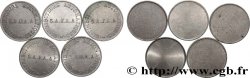 JETONS PUBLICITAIRES DISTRIBUTEURS AUTOMATIQUES SAFAA, lot de 5 jetons n.d.