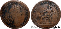 LOUIS XIV LE GRAND ou LE ROI SOLEIL Paix de Ratisbonne, contremarqué d’une tête de cheval n.d.