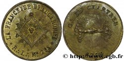 CHARTRES AND THE PAYS CHARTRAIN Jeton Lt 26, Orient de Chartres 1789