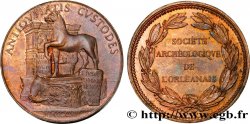 ORLÉANAIS - Noblesse et villes Jeton Br 31, Société archéologique de l’Orléanais 1848